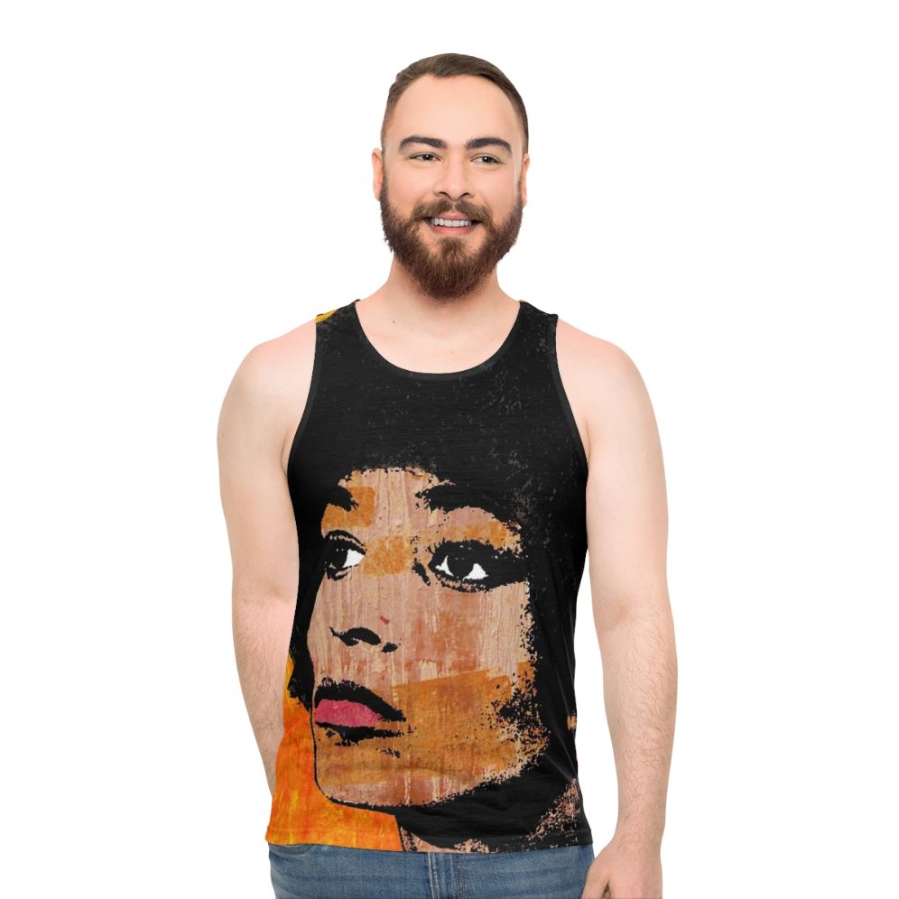 Angela Davis Unisex Tank Top