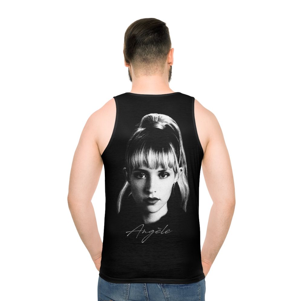 Angèle portrait unisex tank top