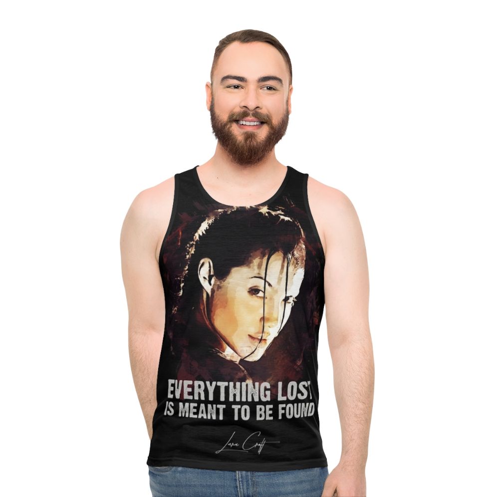 Angelina Jolie Tomb Raider Unisex Tank Top
