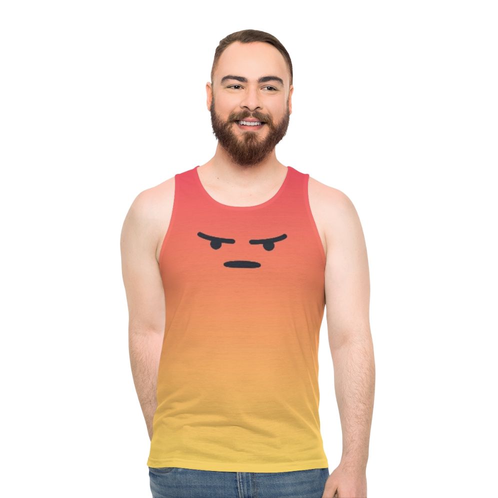 Angry React Facebook Meme Unisex Tank Top