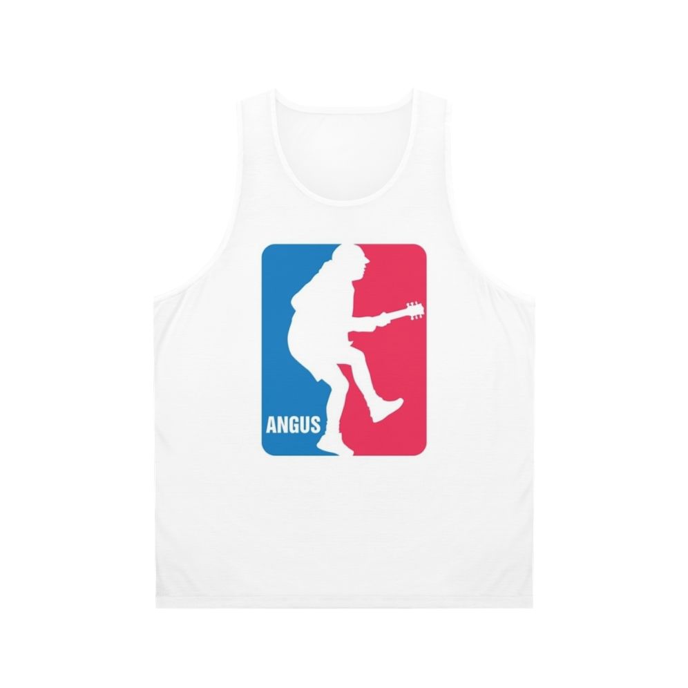 Angus Young AC/DC Thunderstruck Hard Rock Basketball Jersey