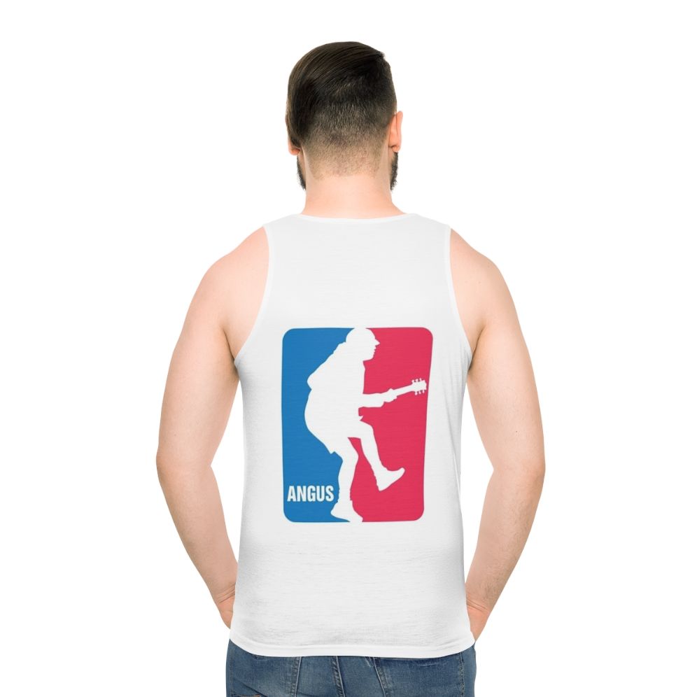 Angus Young AC/DC Thunderstruck Hard Rock Basketball Jersey