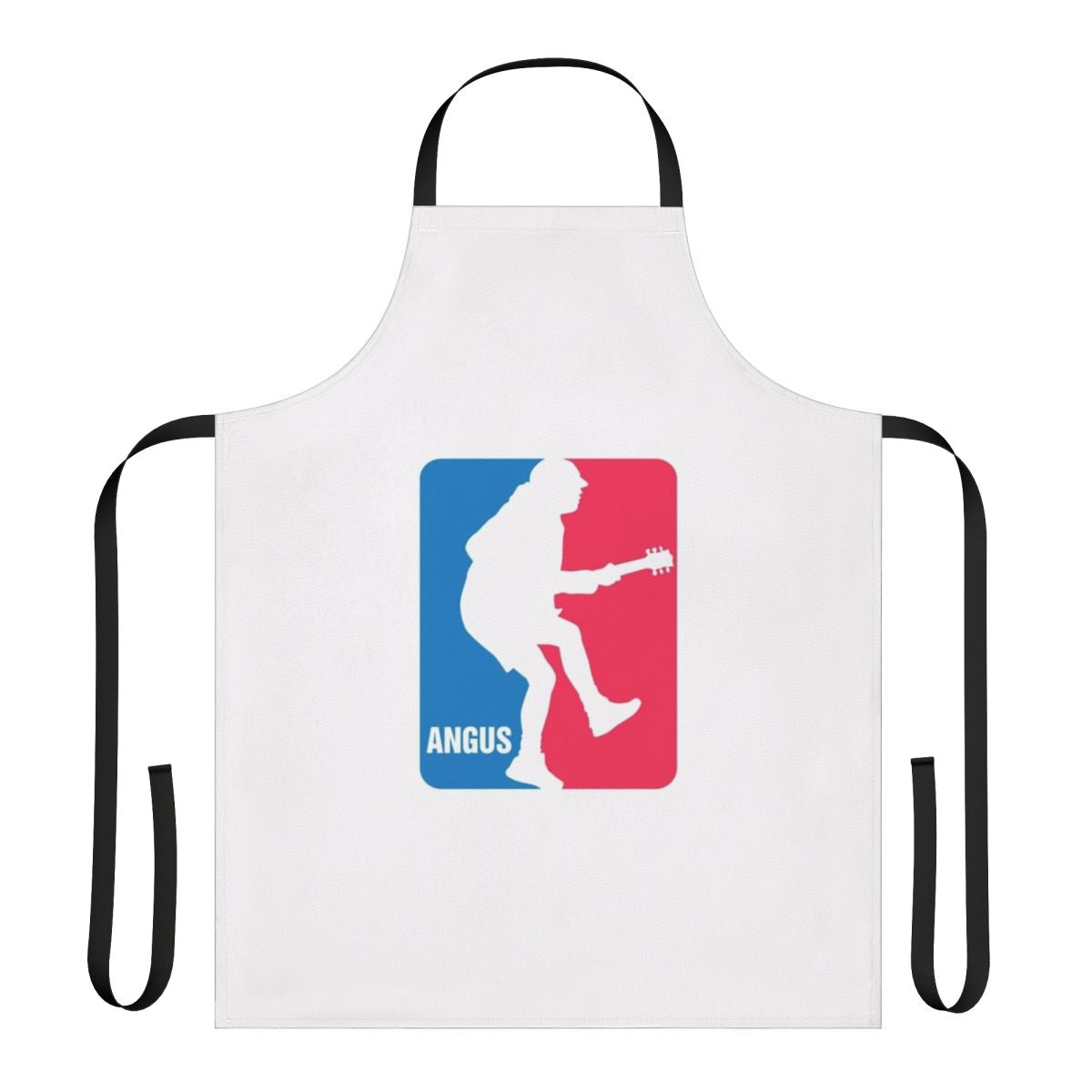 Angus Young Inspired Basketball Sport Apron