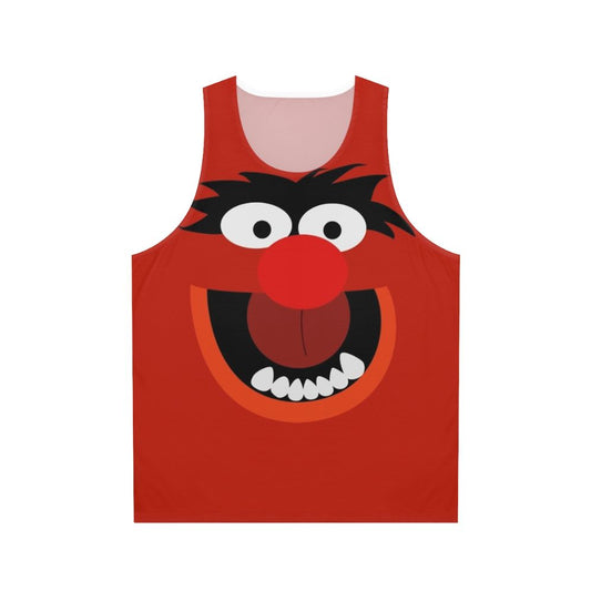Vibrant animal and muppet character unisex tank top