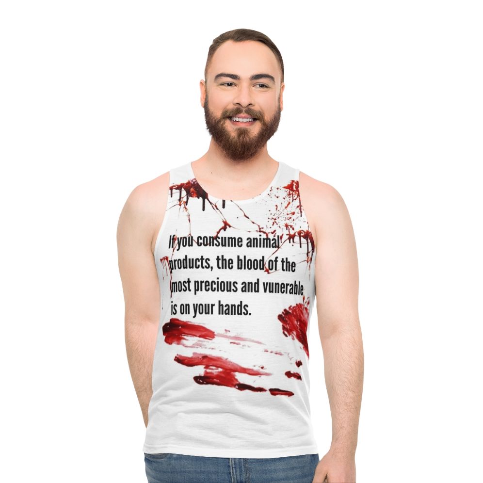 Animal rights vegan activism tank top