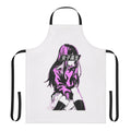 Stylish anime-inspired apron featuring a cute anime girl design