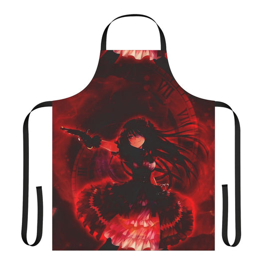 Anime-inspired apron featuring the character Kurumi Tokisaki from the series Date A Live