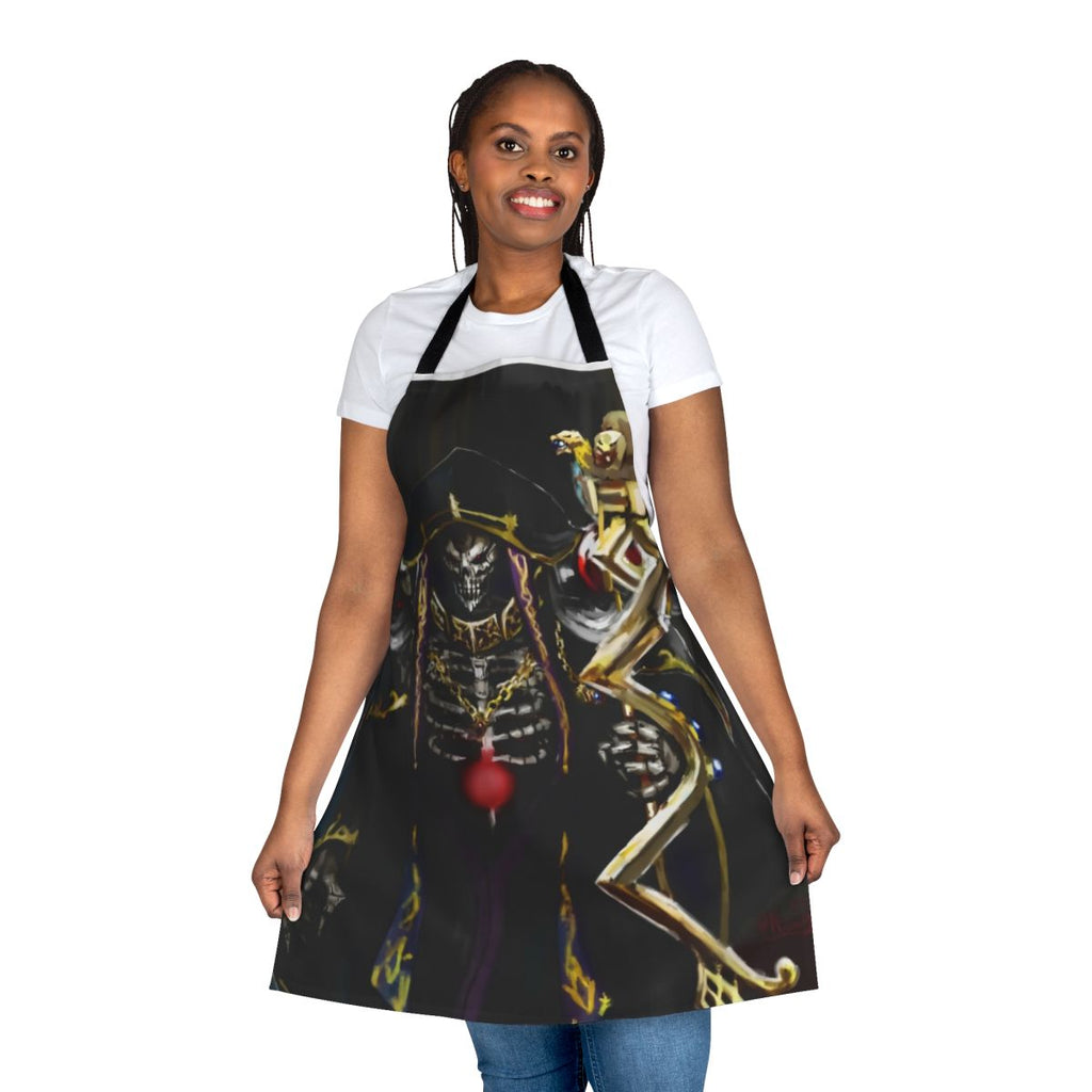 Ainz Ooal Gown from Overlord anime and manga on a high-quality apron for fans