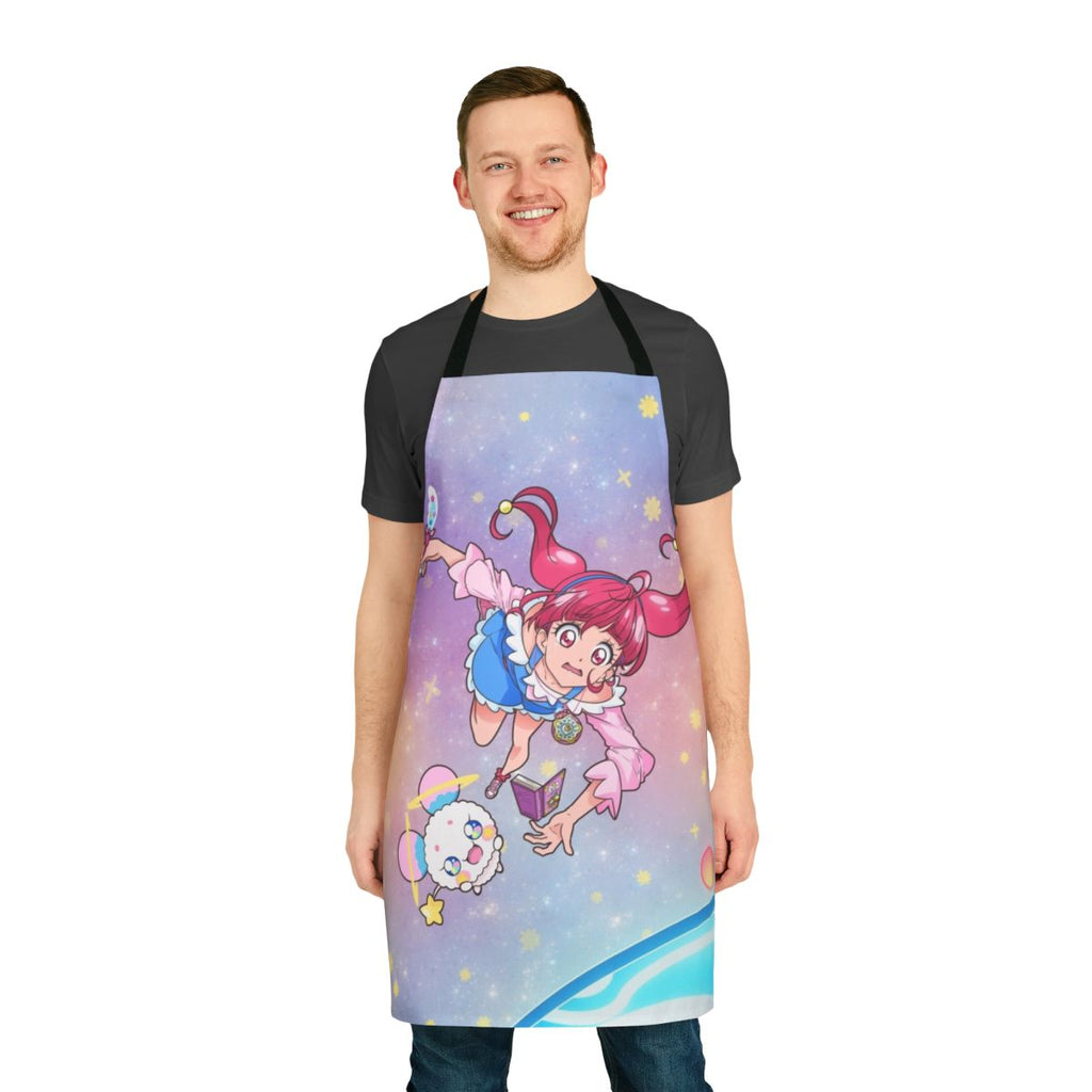 Anime-inspired apron featuring Hoshina Hikaru, a character from the Star Twinkle Precure series