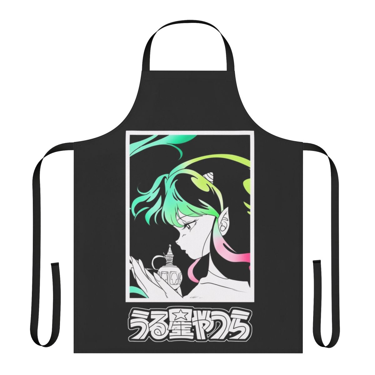 Anime and manga-inspired apron featuring Lamu from Urusei Yatsura