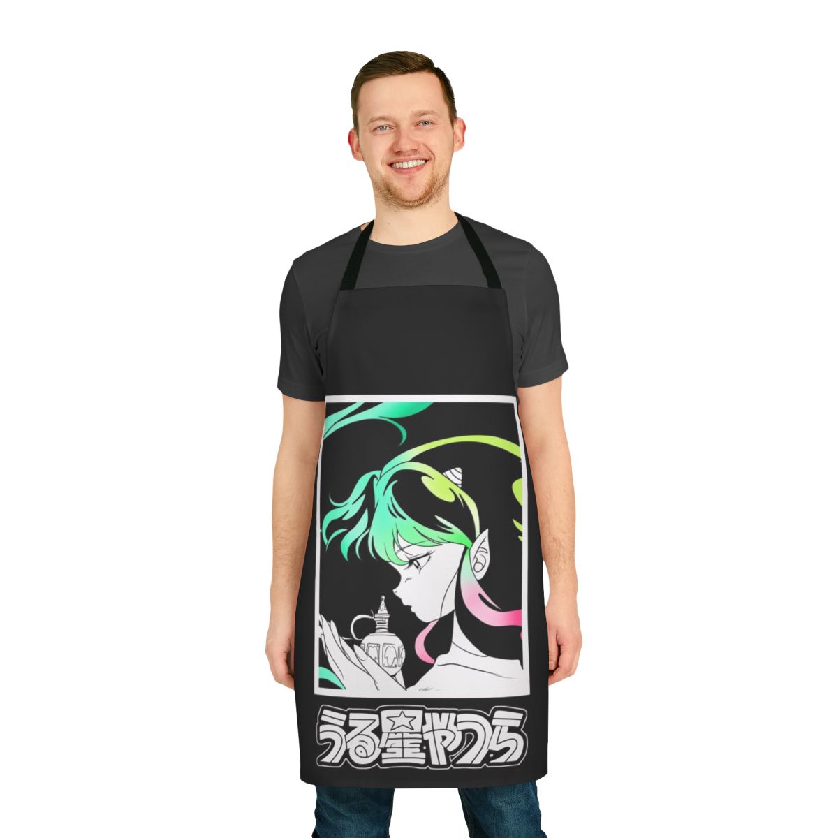 Anime and manga-inspired apron featuring Lamu from Urusei Yatsura