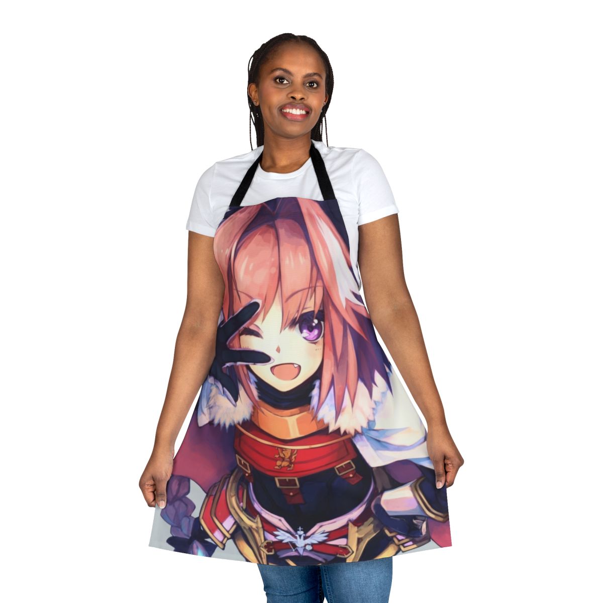Anime inspired Fate series apron with character art