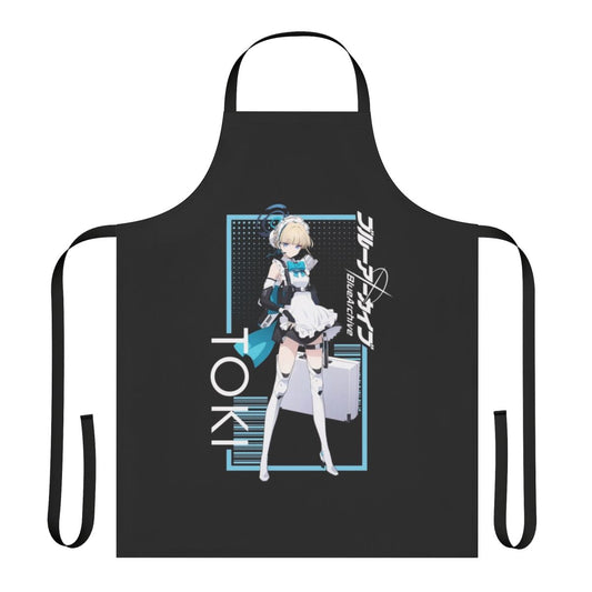 Anime-style apron with a portrait of the character Toki from the video game Blue Archive