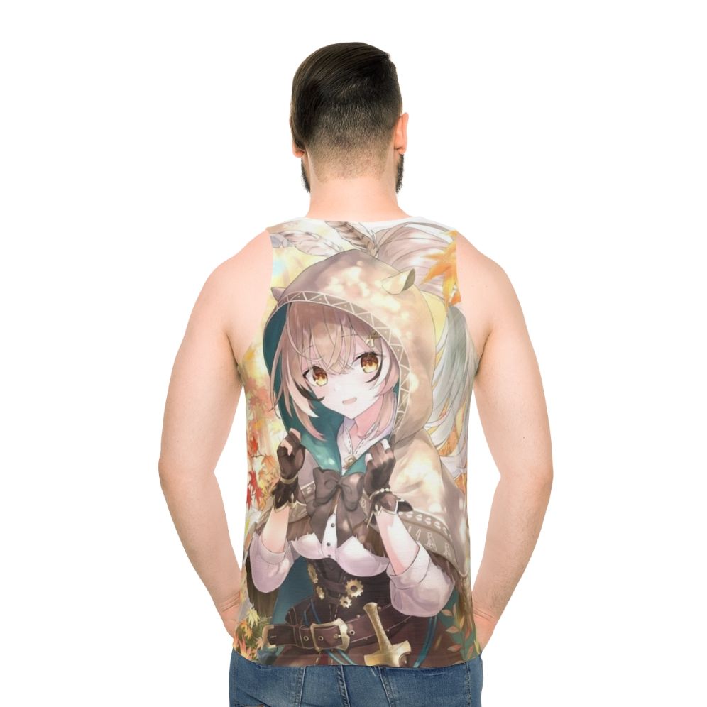 Anime Girl in Hoodie Unisex Tank Top