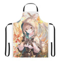 Anime-inspired apron featuring a cute girl character with a hood