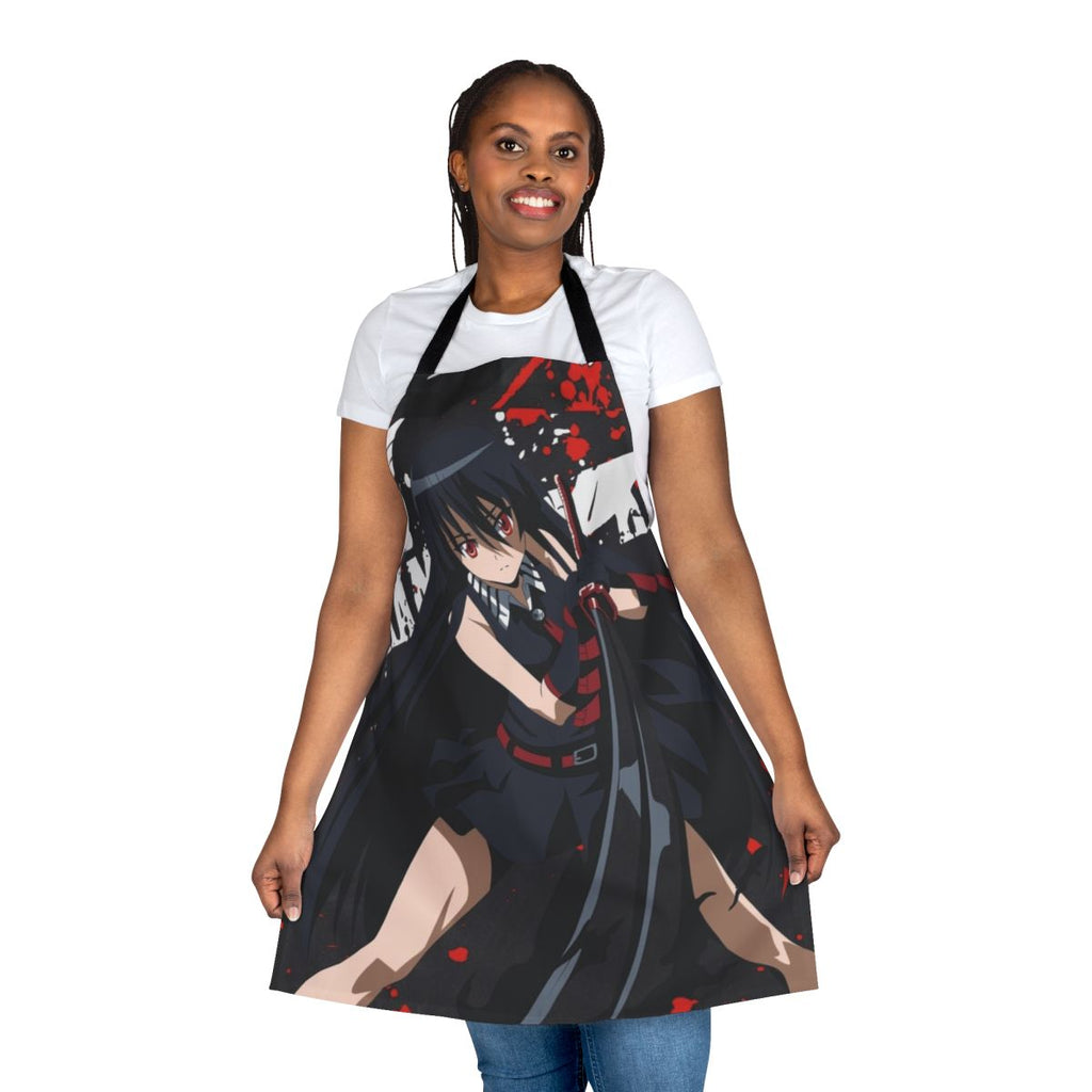 Akame ga Kill-inspired apron with characters from the popular anime series