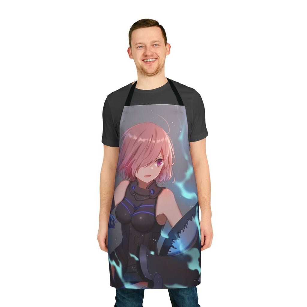 Anime-inspired Mash Kyrielight apron for Fate fans
