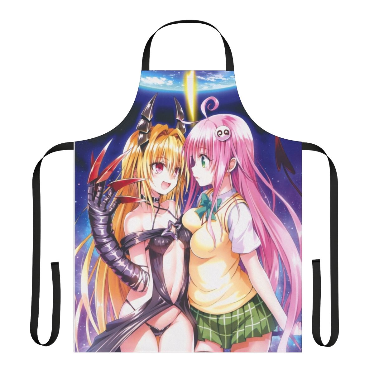 Anime-themed apron featuring Lala Deviluke from To Love Ru