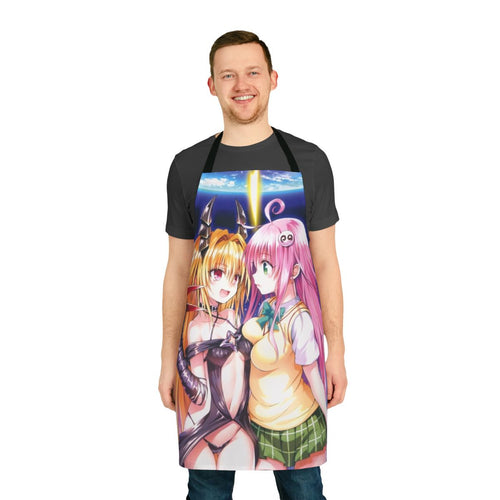 Anime-themed apron featuring Lala Deviluke from To Love Ru