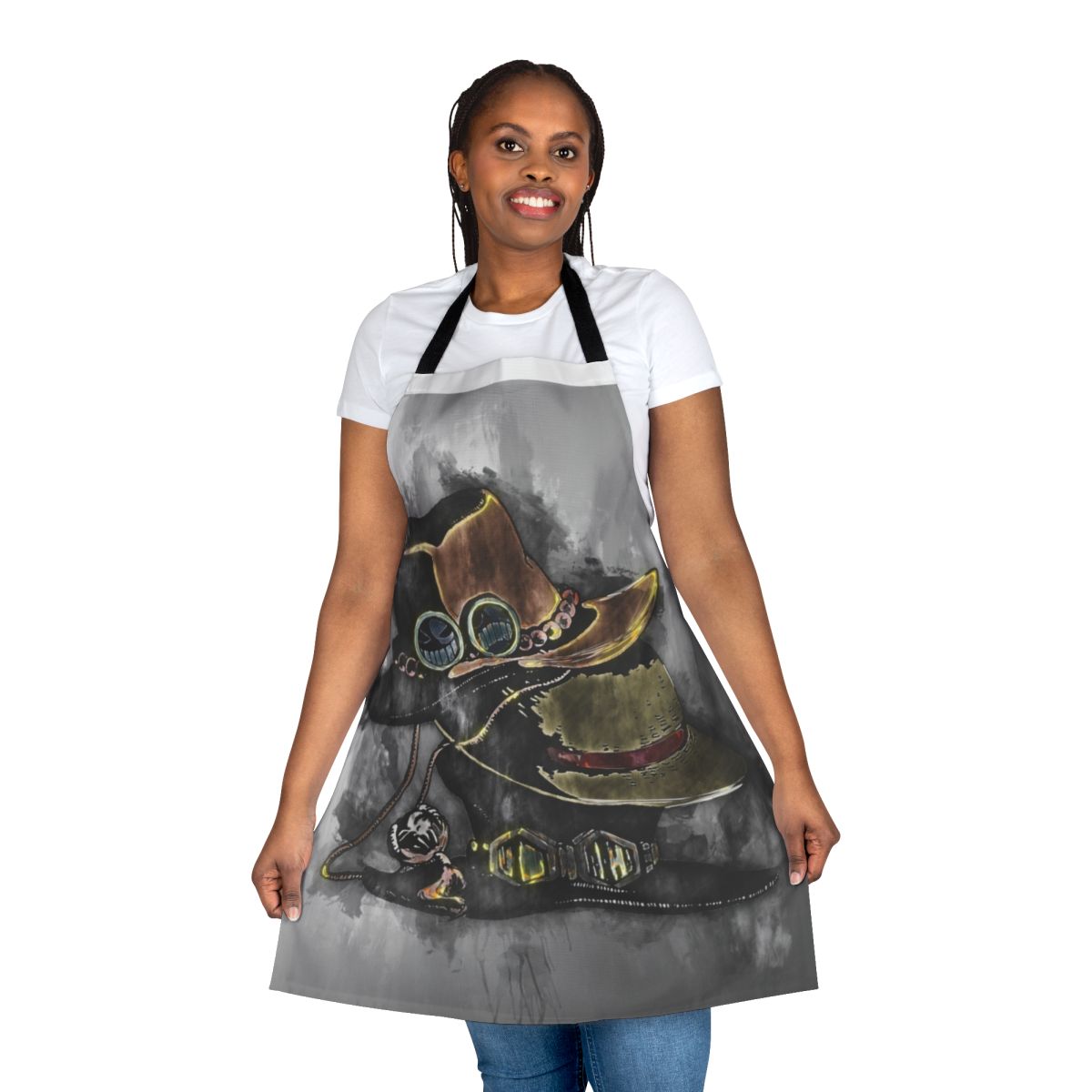 One Piece Anime Inspired Apron - Cartoon Character Cooking Accessory