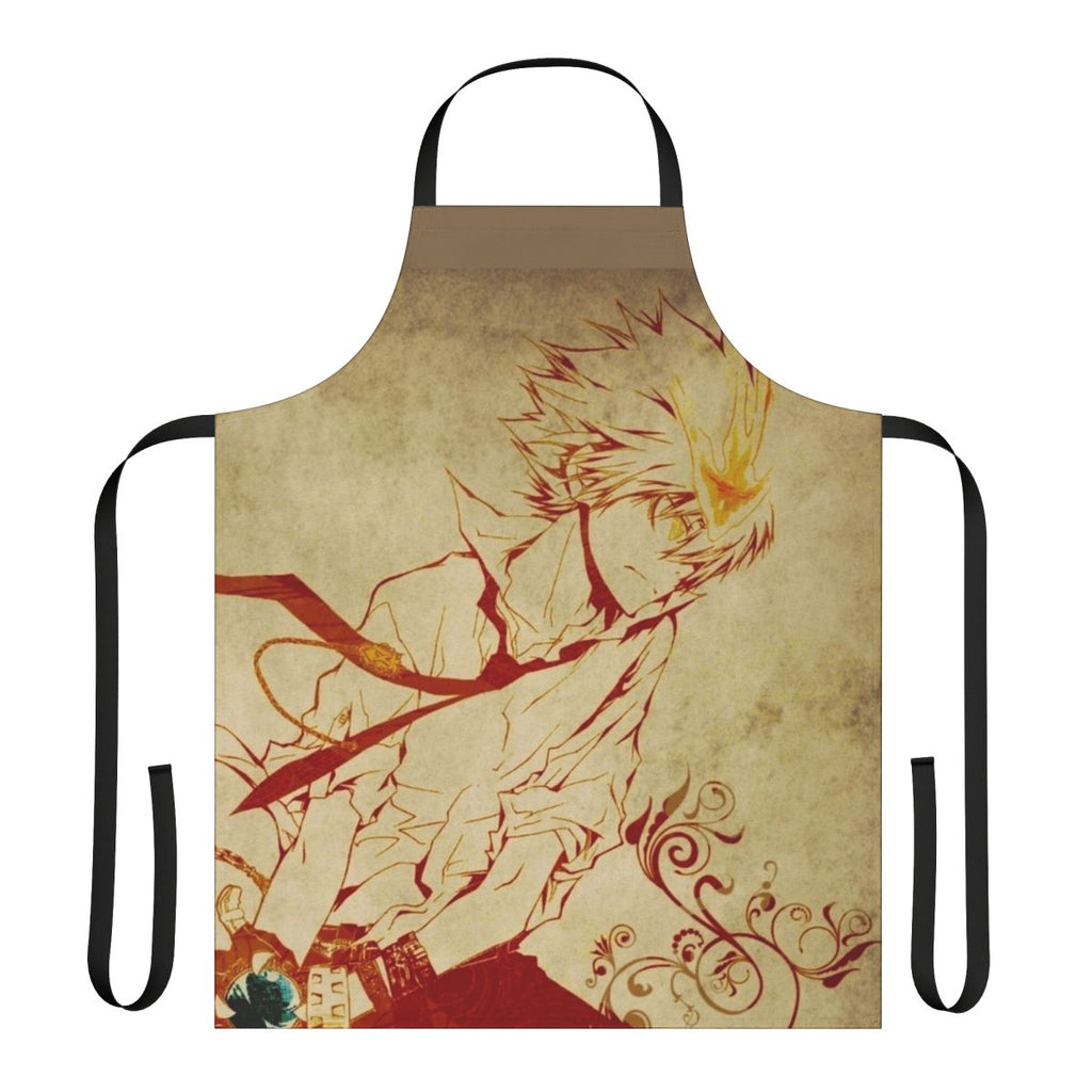 Anime-inspired apron featuring a Reborn-themed design
