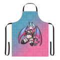 Anime-style apron featuring a fantasy succubus character design