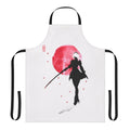 Anime-inspired apron featuring a vectorized design of the character 2B from the game Nier Automata
