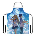 Anime inspired apron featuring characters and elements from the series "Your Lie in April"