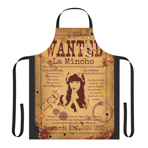 Stylized Band Maid Fan Art Apron Featuring the Band's Logo and Members