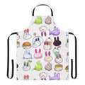 An apron featuring cute bunnies, inspired by the popular anime/manga series Omori.