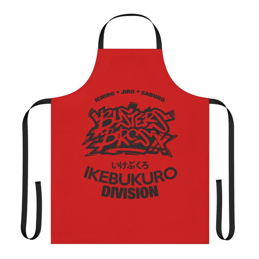 Anime-themed Buster Bros character apron