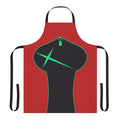 Vibrant anime-style apron featuring the character Pyra from the Xenoblade series