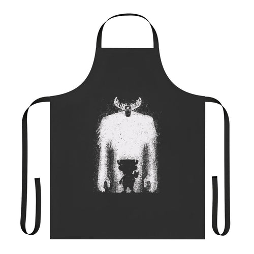 Anime-inspired apron featuring the silhouette of the character Chopper from the popular series One Piece