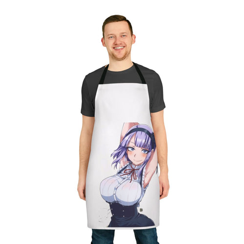 Anime-themed Dagashi Kashi Hotaru Apron, perfect for fans of the series