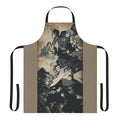 Anime-themed apron featuring Demon Slayer motifs and design