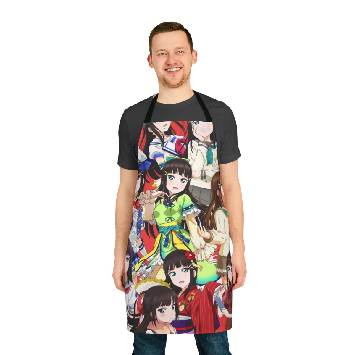 Anime-inspired apron featuring Dia Kurosawa from Love Live! Sunshine