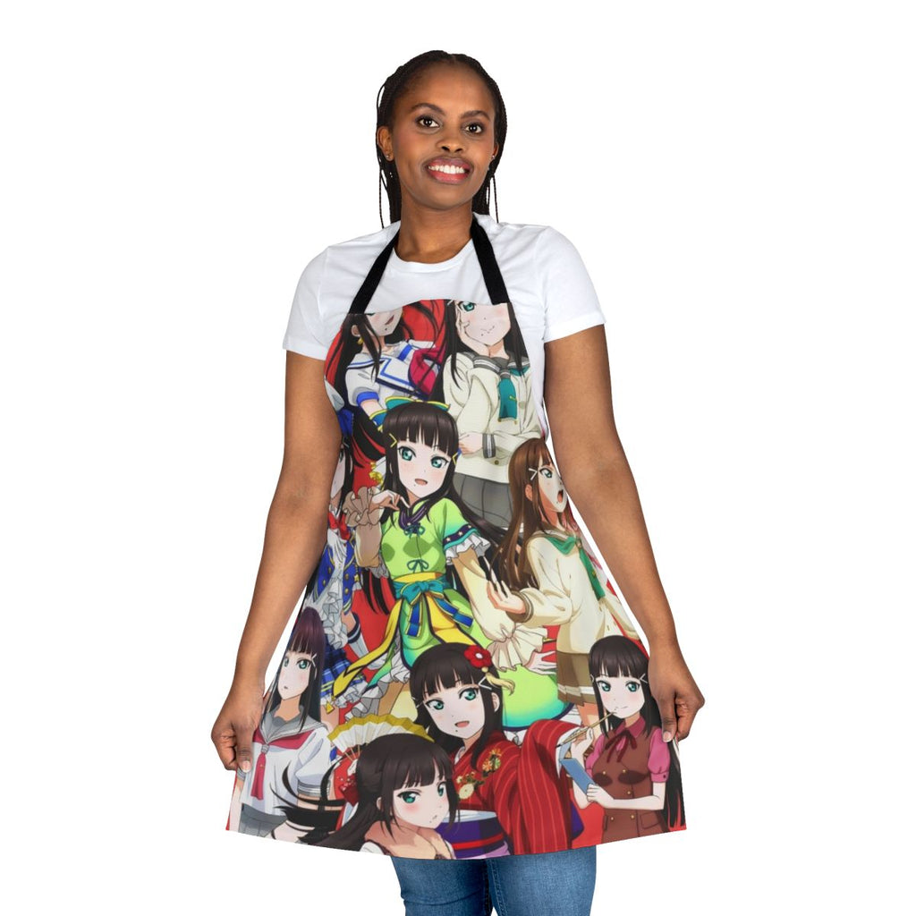 Anime-inspired apron featuring Dia Kurosawa from Love Live! Sunshine