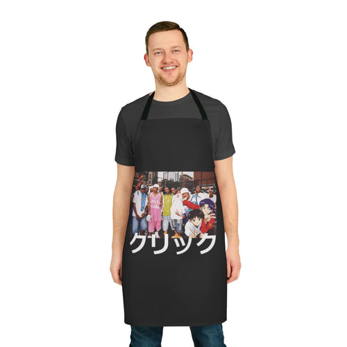 Anime-inspired apron featuring Dipset hip hop imagery