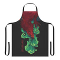 A high-quality apron featuring a dragon design, inspired by popular anime and manga series.