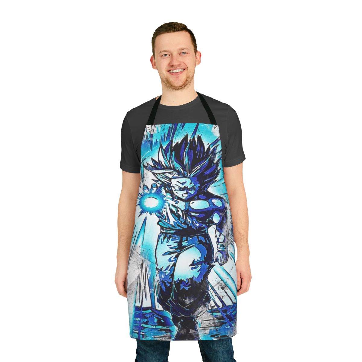 Anime-Inspired Dragon Ball Apron featuring popular characters from the Dragon Ball series