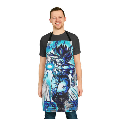 Anime-Inspired Dragon Ball Apron featuring popular characters from the Dragon Ball series
