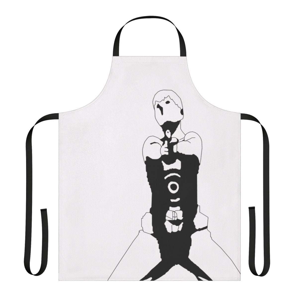 Stylized anime-inspired apron featuring Eikichi Onizuka from the popular series Great Teacher Onizuka.