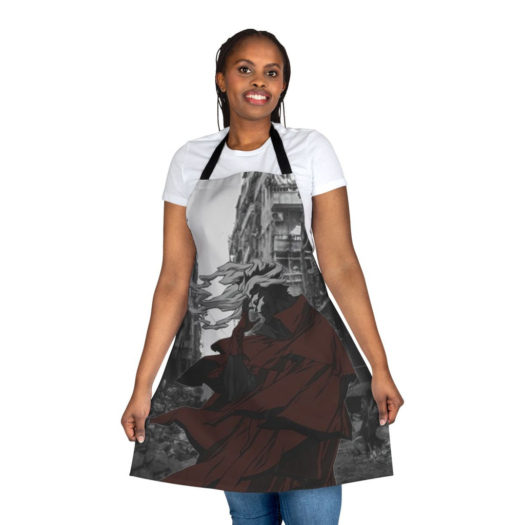 Ergo Proxy-themed apron with anime and manga design