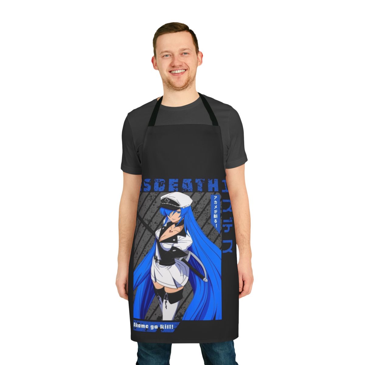 Esdeath-themed apron from the popular anime and manga series Akame ga Kill