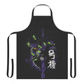 Stylized apron featuring iconic Evangelion imagery and designs