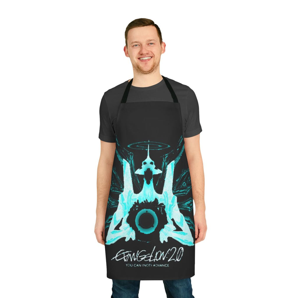 Evangelion Unit 01 Angel Logo Apron for Anime Fans