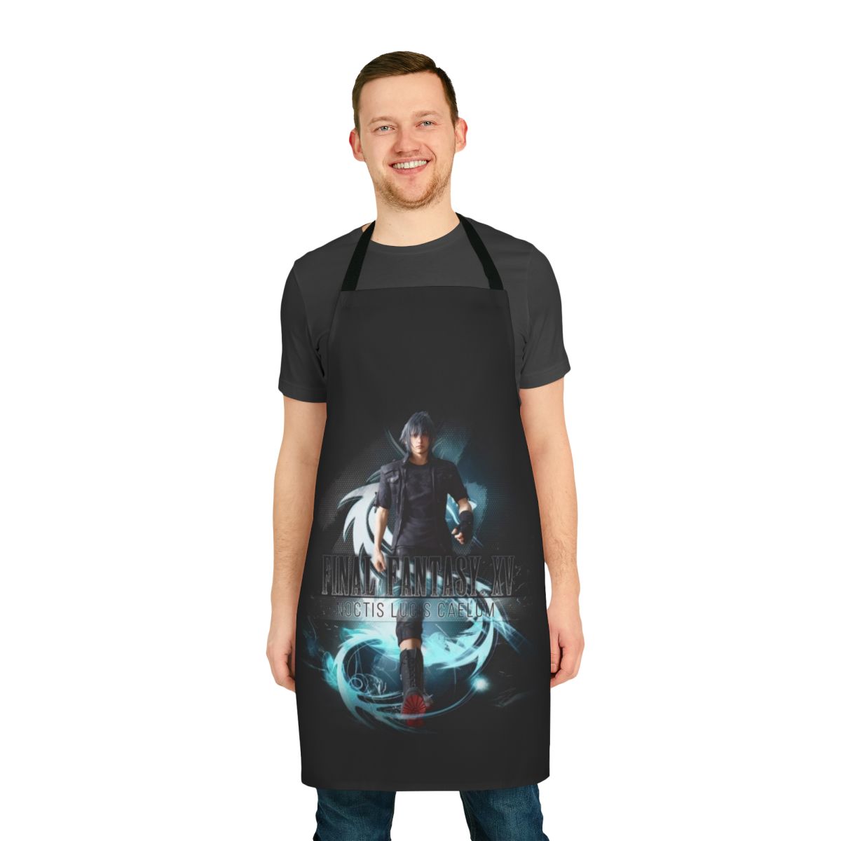 Apron featuring Noctis Caelum from the Final Fantasy XV video game