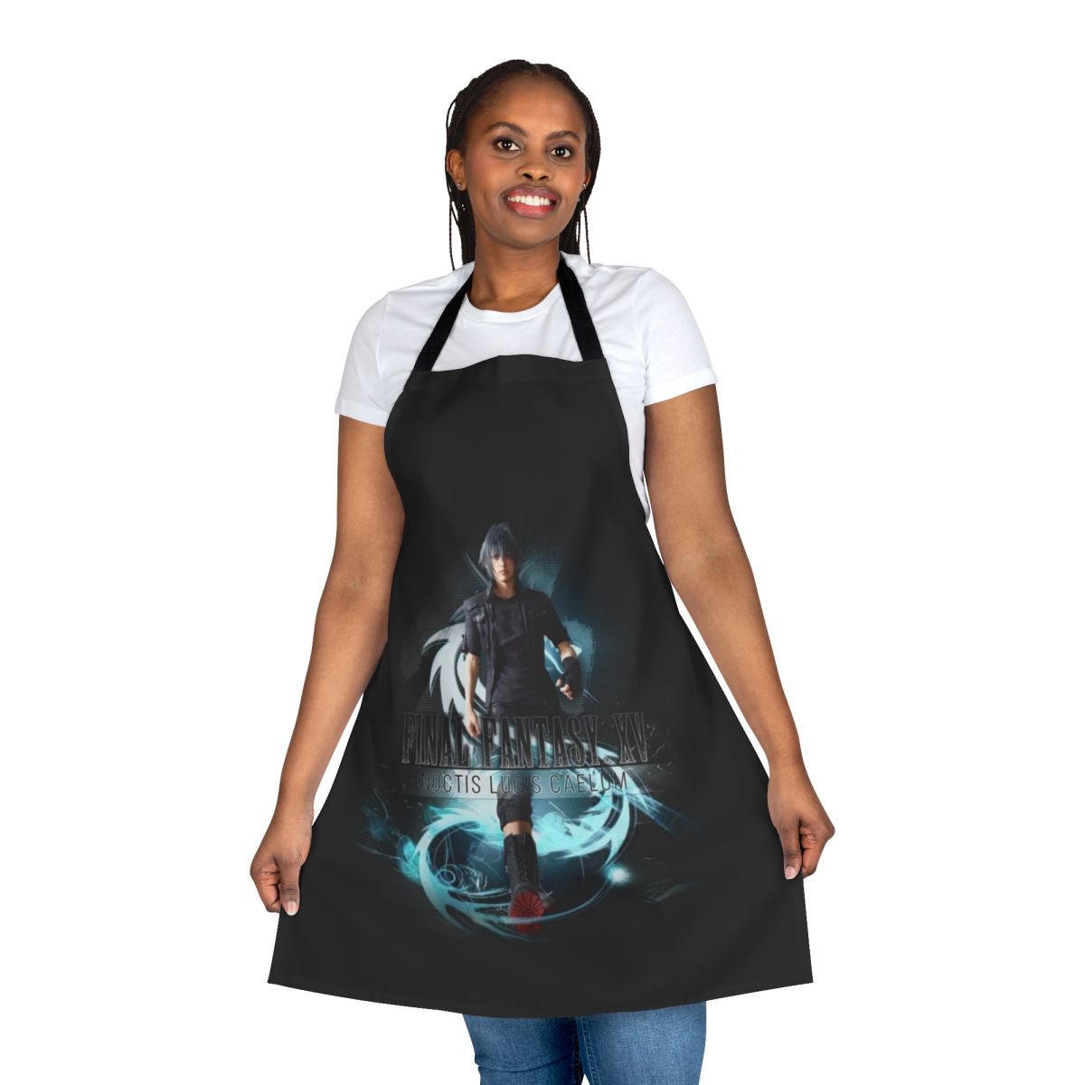 Apron featuring Noctis Caelum from the Final Fantasy XV video game