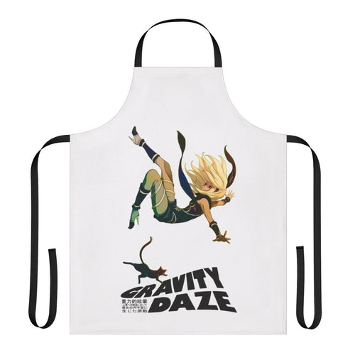 Gravity Daze apron featuring the protagonist Kat, inspired by the popular PlayStation video game series