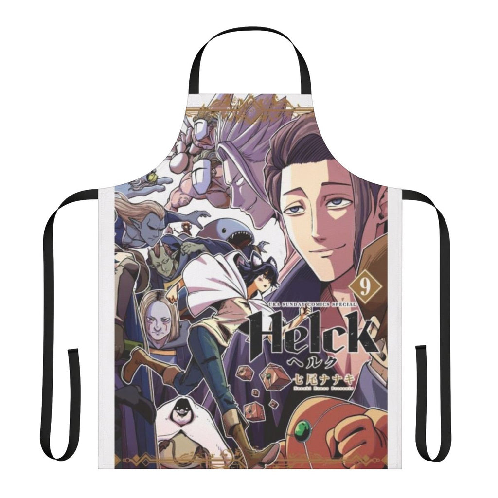 Anime-Inspired Helck Apron with Cute Vamirio Design